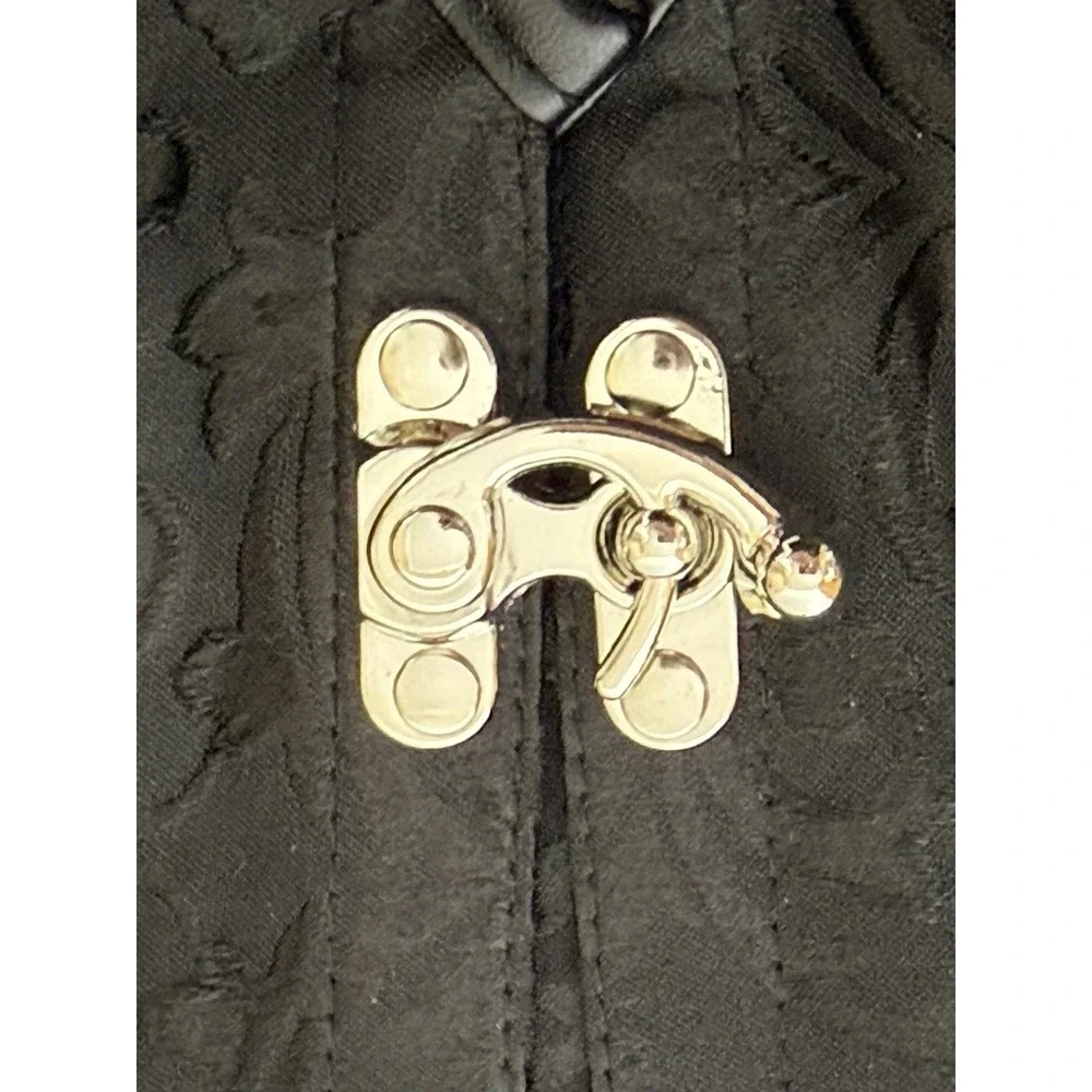 Steam Punk CosPlay Goth‎ Role Play Long Black Corset Women's M